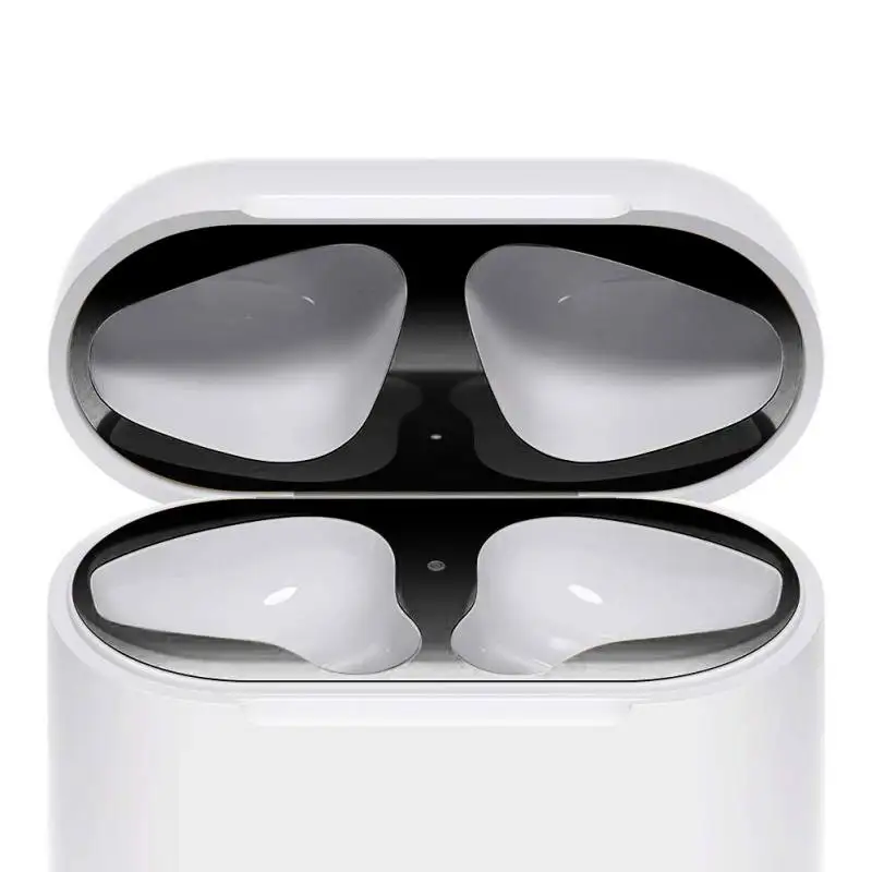 

Metal Dust Guard for Apple Airpods Case Shell Skin Dust Guard for AirPods Protection Sticker Headphone Protector Case Shell