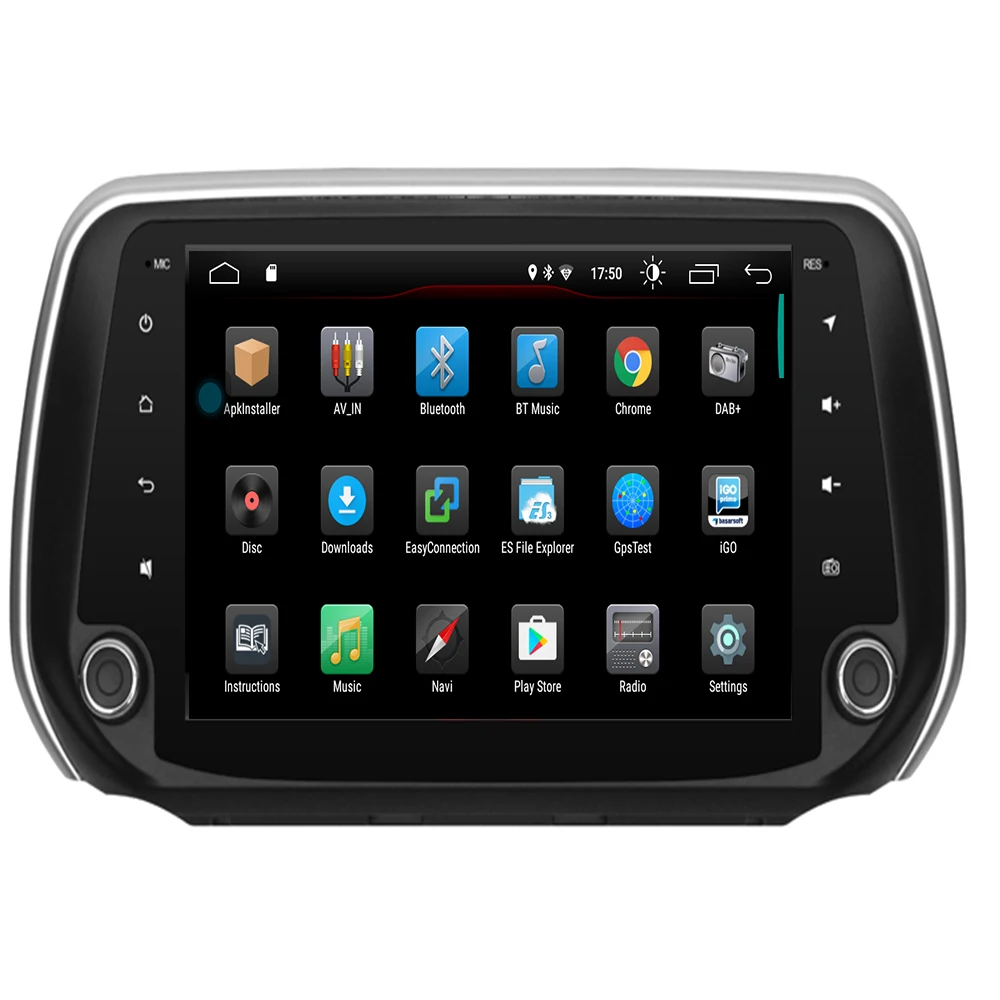 

DSP IPS Android 9.1 4 Core 2GB +16GB Car DVD Player GPS Map RDS Radio WIFI 4G Bluetooth 4.2 For Hyundai IX45 Santa Fe 2018 2019