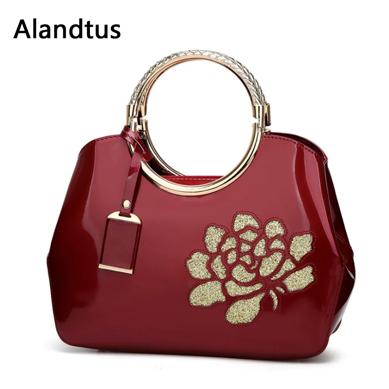 

Alandtus Women Handbag Oil Wax Leather Shoulder Bag For Women High Quality Messenger Bag Luxury Ladies Crossbody Bag Sac A Main