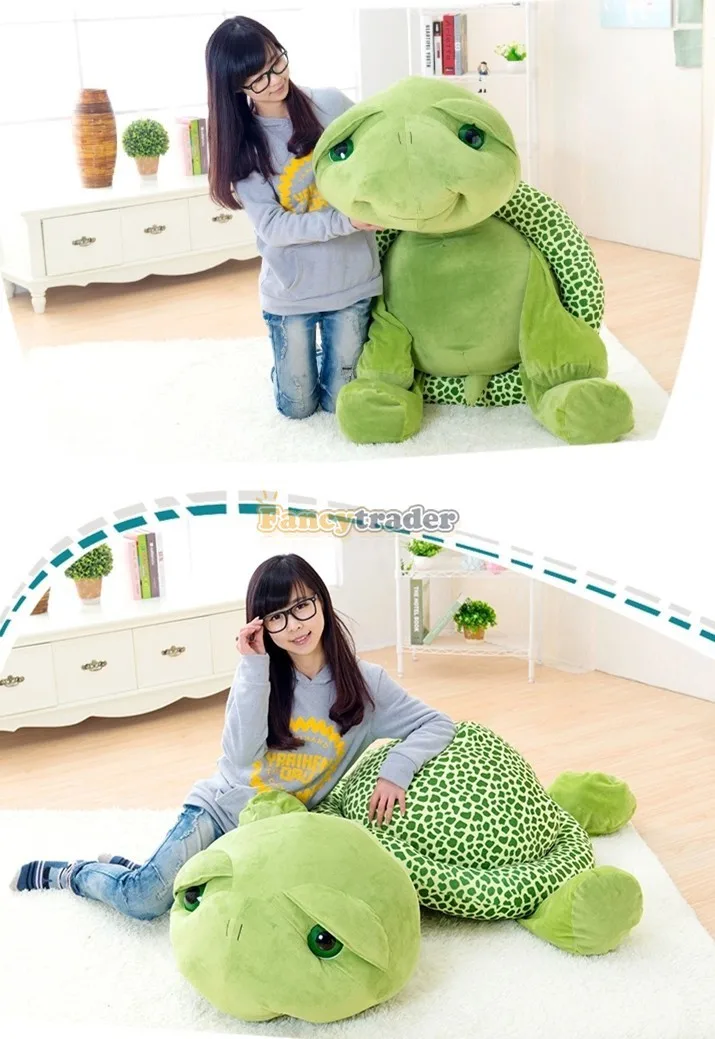 Fancytrader 2015 New 59'' 150cm Plush Stuffed Giant Turtle Tortoise Toy, Free Shipping FT90552 (9)