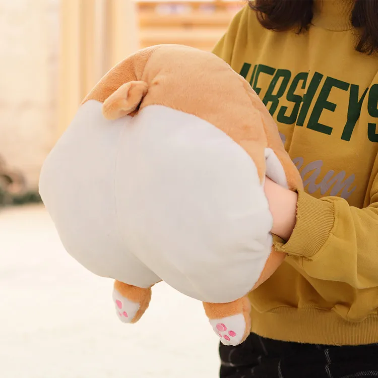Free Shipping 1 PCS Cute Corgi Ass Pillow And Cushion For Office Chair Back Sofa Throw Gift MXL004 | Дом и сад