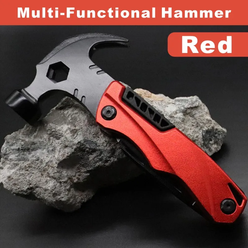 chisel plane Multi Outdoor Camping Tools Adjustable Wrench/Car Multi-function Lifesaving Hammer Mini Pockets Multifunctional Tool trimming plane Hand Tools