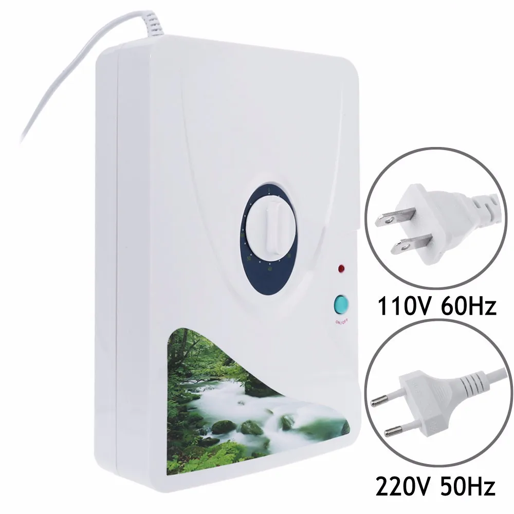 

Ozone Generator Ozonator ionizer GL -3189A 600mg/h 220V 110V O3 Timer Air Purifiers Oil Vegetable Meat Fresh Purify Air Water