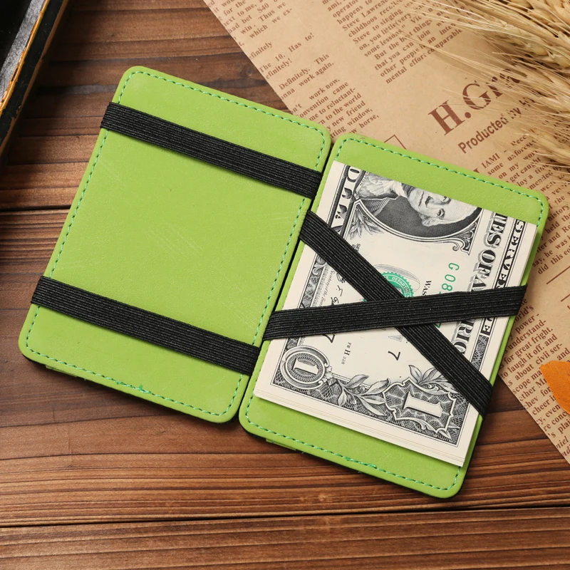 new hight quality fashion magic wallet PU leather men wallets carteira magica credit card holder male magic wallet for men