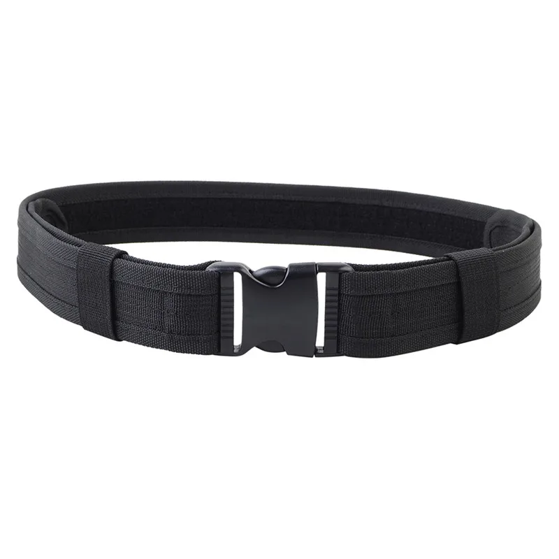 

1.5inch Duty Web Belt Tactical Adjustable Waist Support Load Bearing Combat Belt for Outdoor Camping Hiking 130cm 600D Nylon