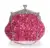 Alta calidad Hot pink Ladies lentejuelas boda de tarde del bolso de embrague bolso de la novia del partido del monedero mini cosmética bolso 03162-n