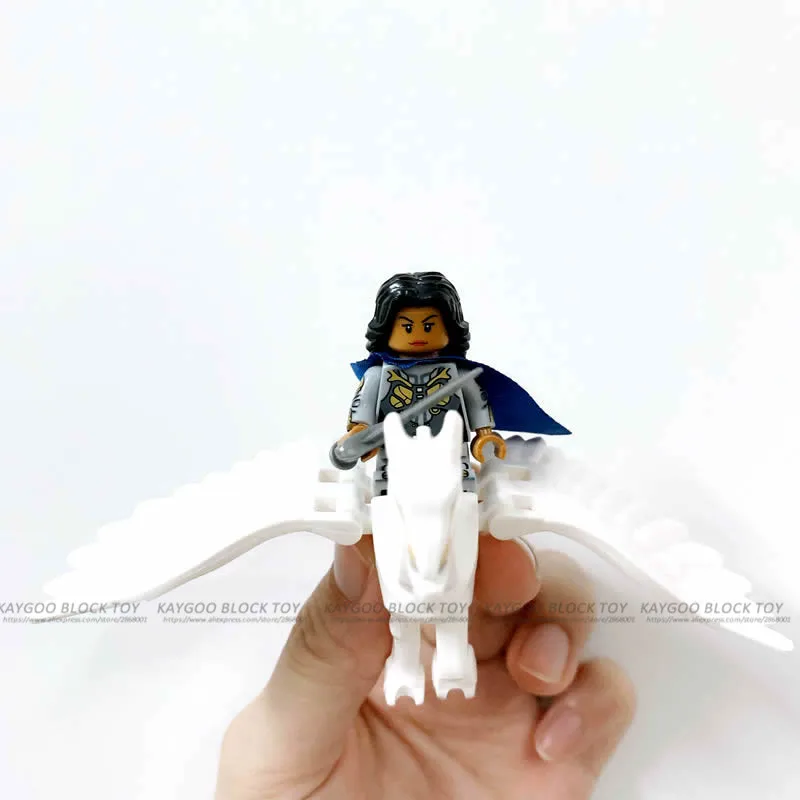 

Single Sale Super Heroes Star Wars 813 Valkyrie Model 1295 horse Building Blocks Figure Bricks Compatible Legoed Ninjaed