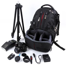 Водостойкая DSLR камера сумки рюкзак сумка чехол для Nikon sony Canon Фото сумка для камеры и наружных путешествий фотографии
