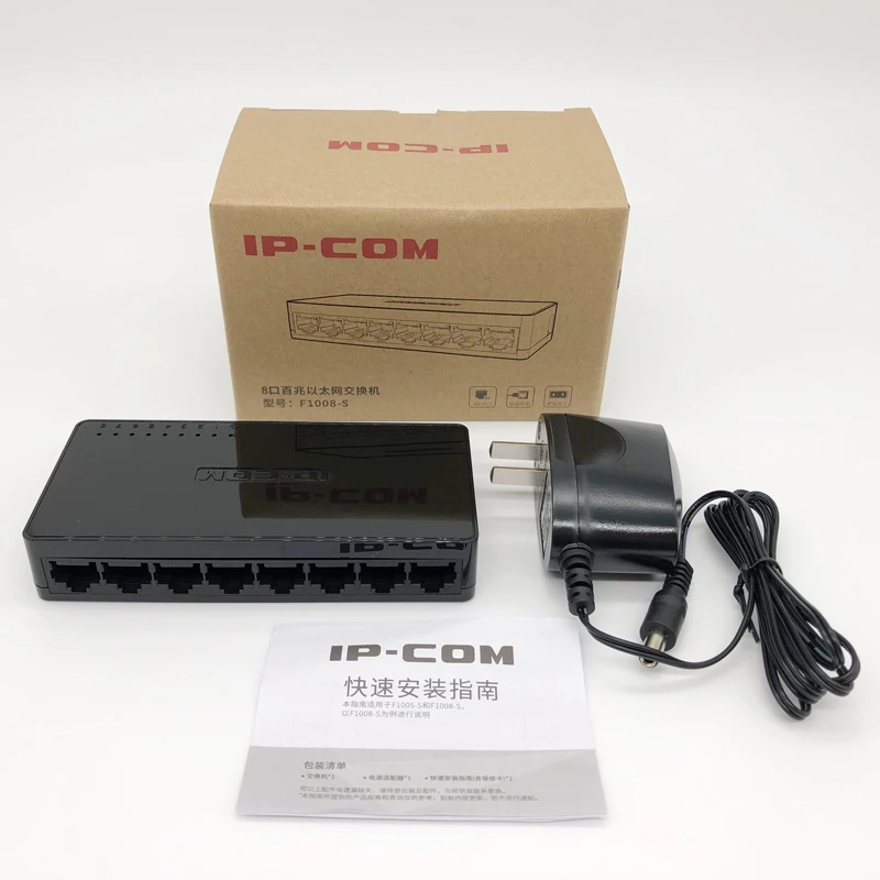 Ethernet-коммутатор 8 Порты и разъёмы Настольный Быстрый коммутатор для сети Ethernet, концентратор локальной сети 8 Порты и разъёмы 10/100 Мбит/с мини сетевой коммутатор gigabit небольшой и Smart Plug and Play