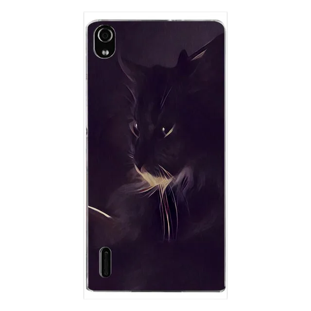 Для huawei Ascend P7 P7-L10 P7-L00 чехол для телефона huawei Ascend P 7 чехол с принтом для huawei Ascend P7-L05 чехол для P7-L11 - Цвет: L157