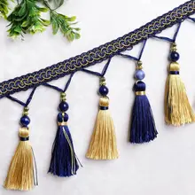 12 mètres/lot de perles de cristal pour rideaux européens, pampilles suspendues, boule à pointes, rideau décoratif pour canapé, accessoires pour Franges