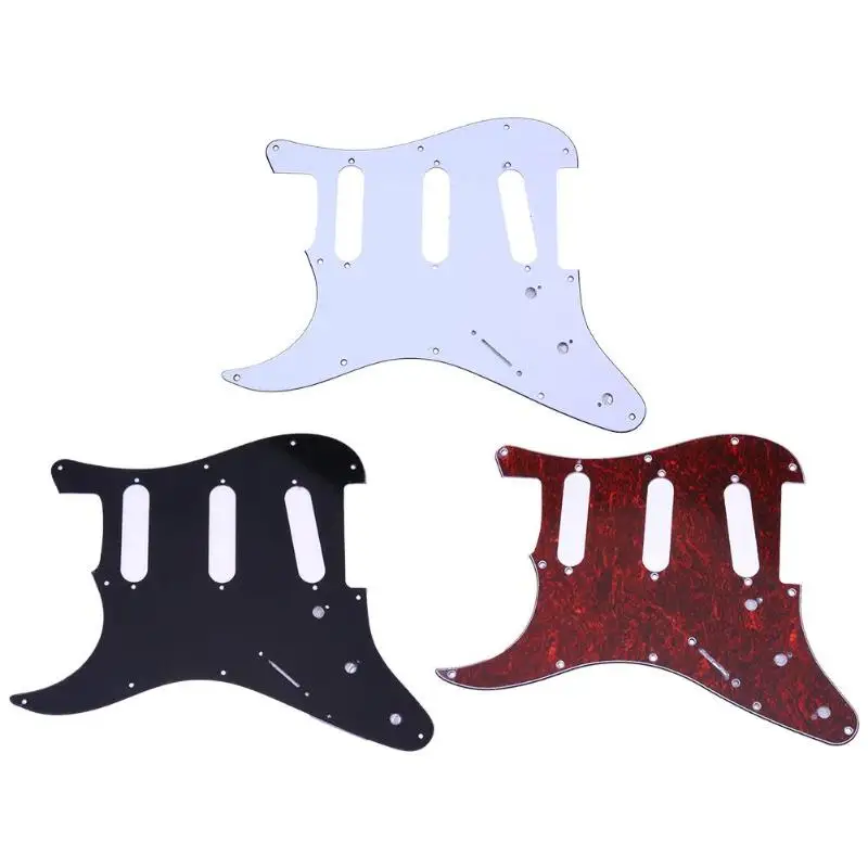 

New 3PLY 11 Hole Left-Handed Pickguard for Fender Stratocaster Guitar Musical Stringed Instruments Guitar Parts & Accessories