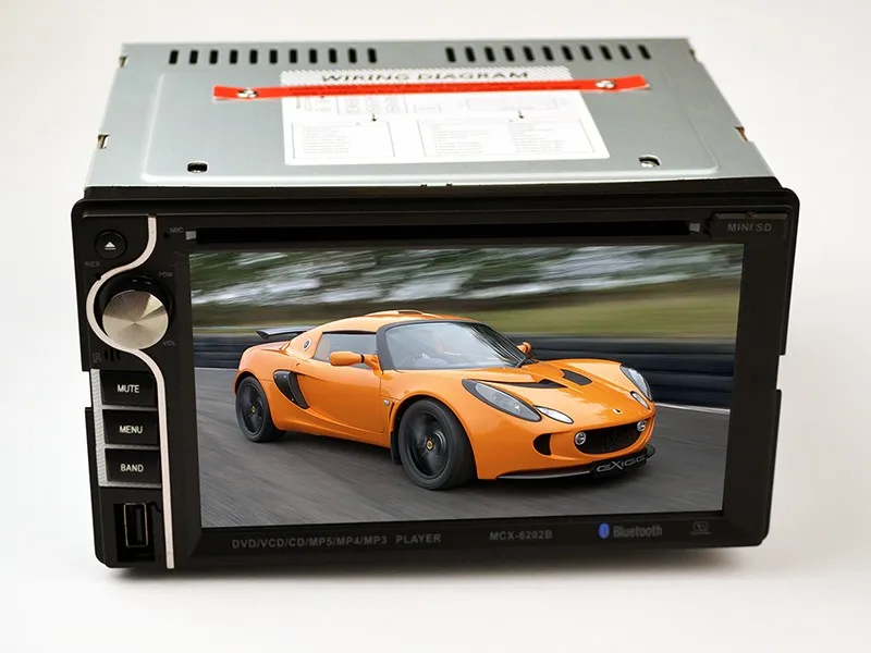 6 2 Inch 2din Car Dvd Player Touch Screen Bluetooth Phone Wireless Hands Free 12v Fm Radio Mp3 Mp4 Cd Vcd Audio Video Usb Sd Usb Cooler Usb 256usb Phone Holder Aliexpress