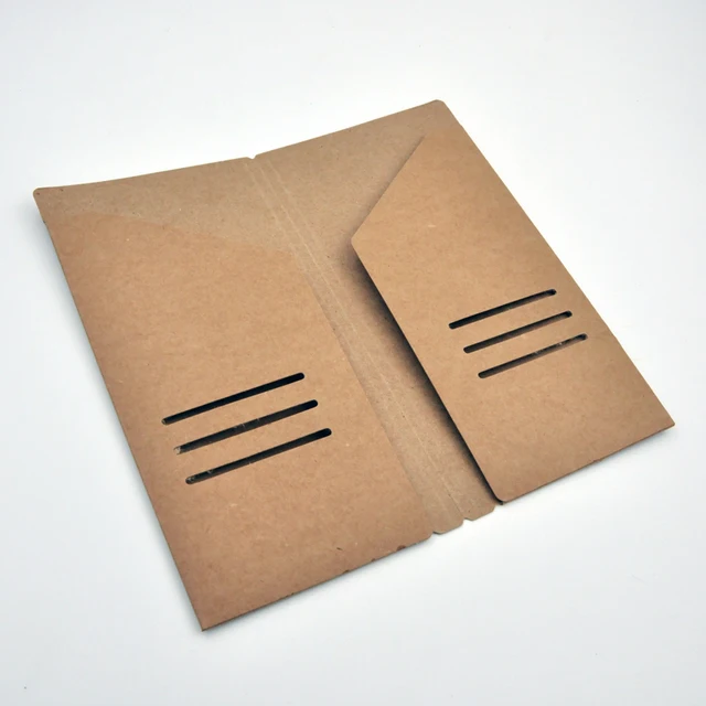 Kraft Paper Storage Bag Card Tickets Organizer Folder For Leather Kraft Paper Storage Bag Card Tickets Organizer Folder For Leather Traveler S Notebook Diary Journal 3 Sizes
