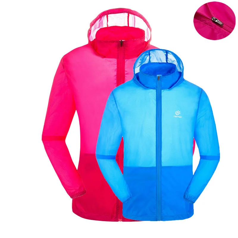 New Spring Summer Super Lightweight Skin Jackets Men Women Lovers UV Protection Windproof Quick Dry Outdoor