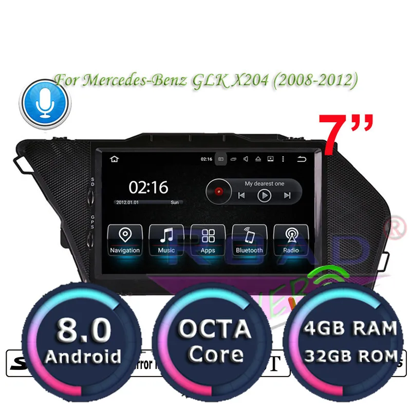 Roadlover Android 8.0 Car Multimedia Player For Mercedes-Benz GLK X204 (2008-2012) Stereo GPS Navigation Magnitol Radio NO DVD | Автомобили