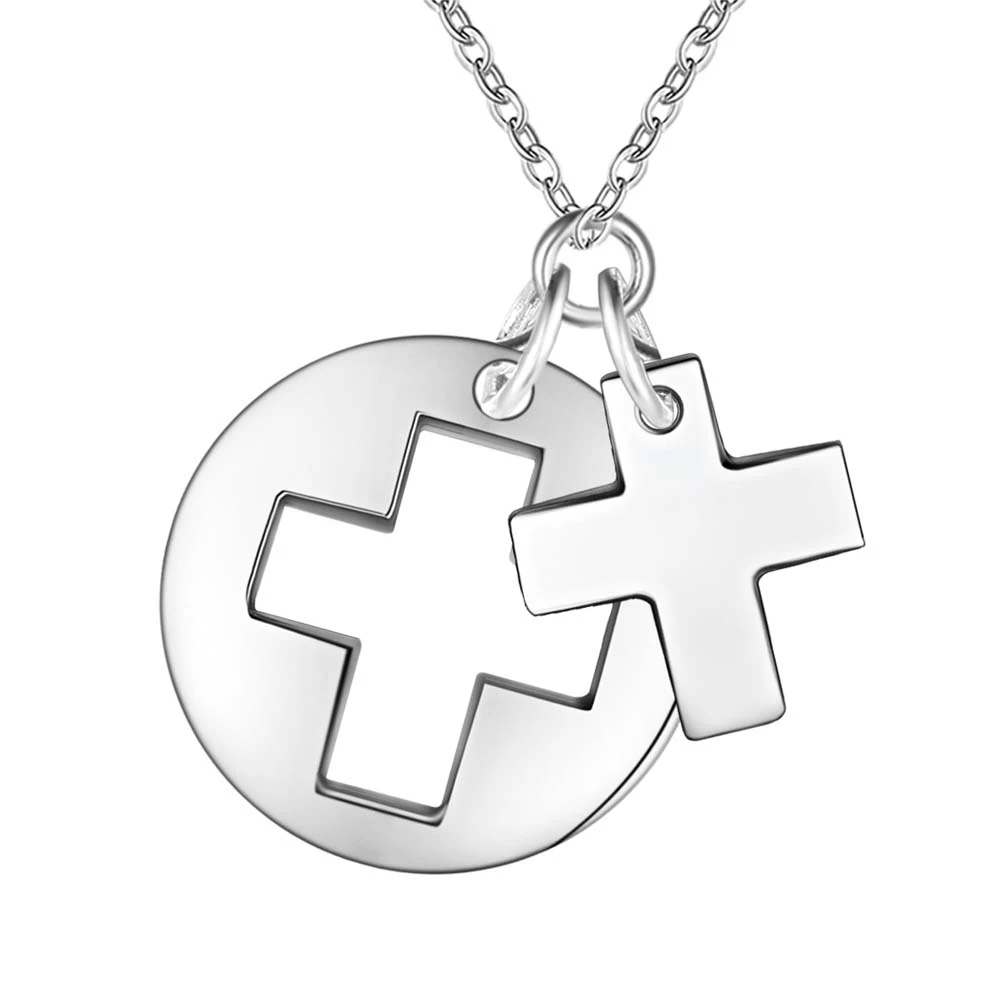 Подвески из серебра Lucky Charm для женщин ювелирное ожерелье Женские аксессуары