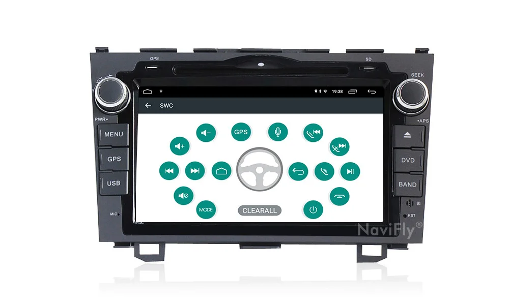 Perfect Free shipping! 2din Android 9.1 Car dvd radio Multimedia player For Honda CRV 2007-2011 GPS Navigation WIFI RDS USD SD GPS 2+32G 17