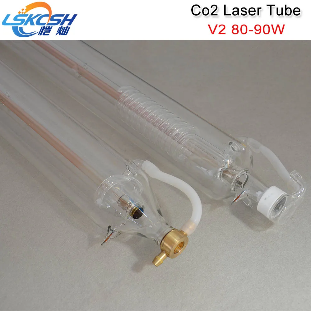 

LSKCSH Shanghai SP 80W CO2 laser tube for laser engraving cutting machines high quality long lifetime 6 month warranty