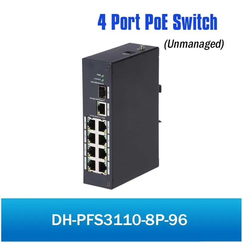 

Original DH 8 Port PoE Switch (Unmanaged) Export version without logo