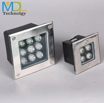 

Square LED Underground Light 4w 5w 9w 12w Waterproof IP67 Recessed Landscape Light AC110-240V LED Lawn Deck Lamp Inground light