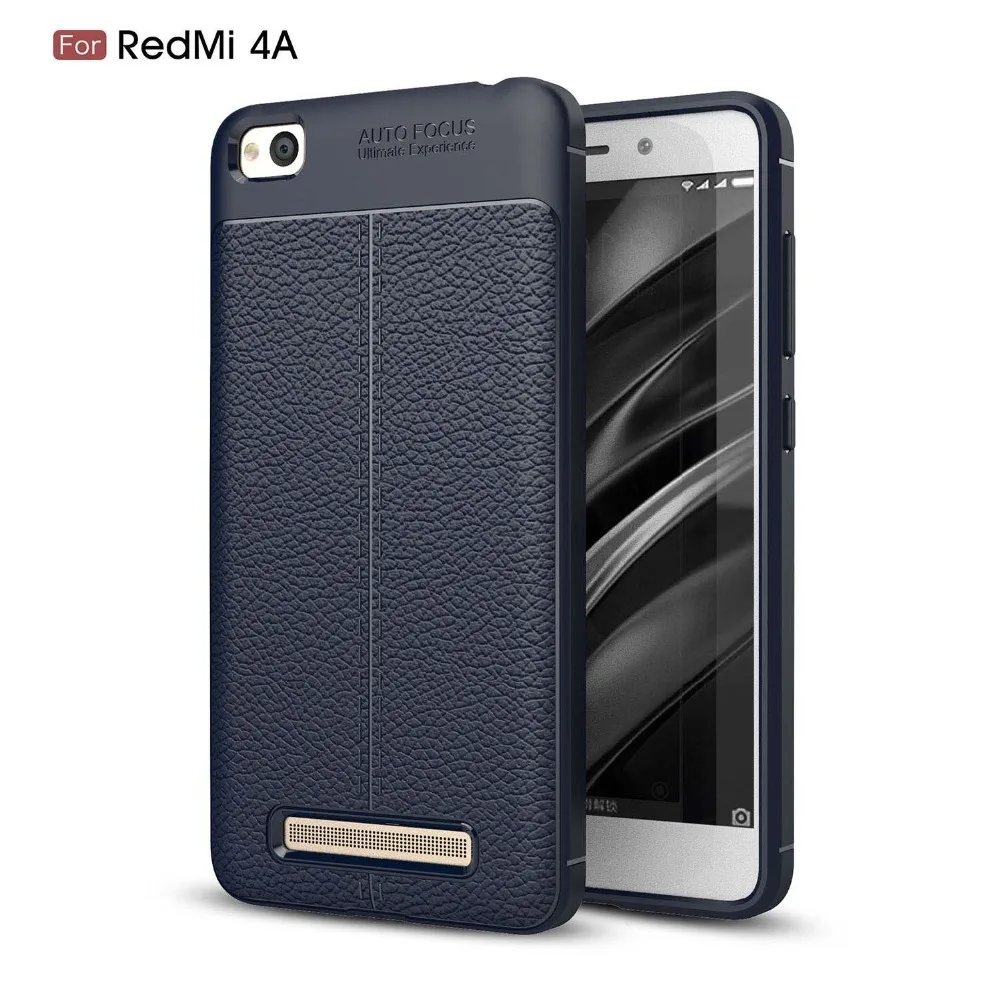 

For Xiaomi Redmi 4A Case Luxury TPU Rubber Back Cover for Redmi 4A Cover Case Silicone Soft Carbon Fiber Back Phone Case