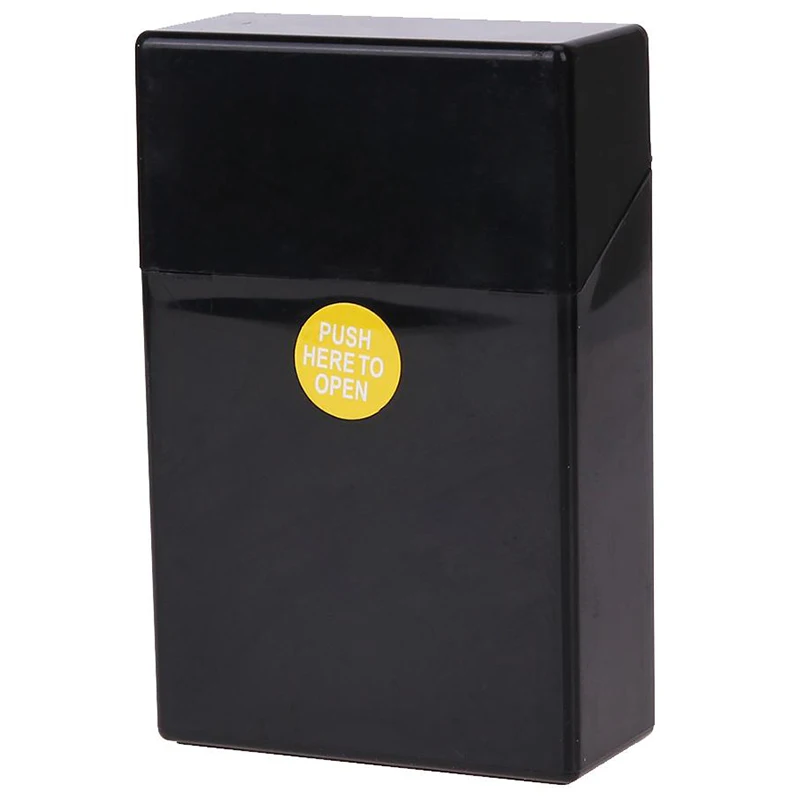 1x Portable Plastic Cigar Smoke Cigarette Box Holder Pocket Tobacco Storage Case