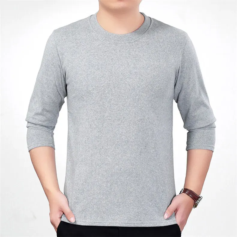 Cotton T-shirts Men Long Sleeve Mens TShirt Spring Autumn Brand Striped Male T shrits Dress Global Shopping Festival Drop-Ship 12