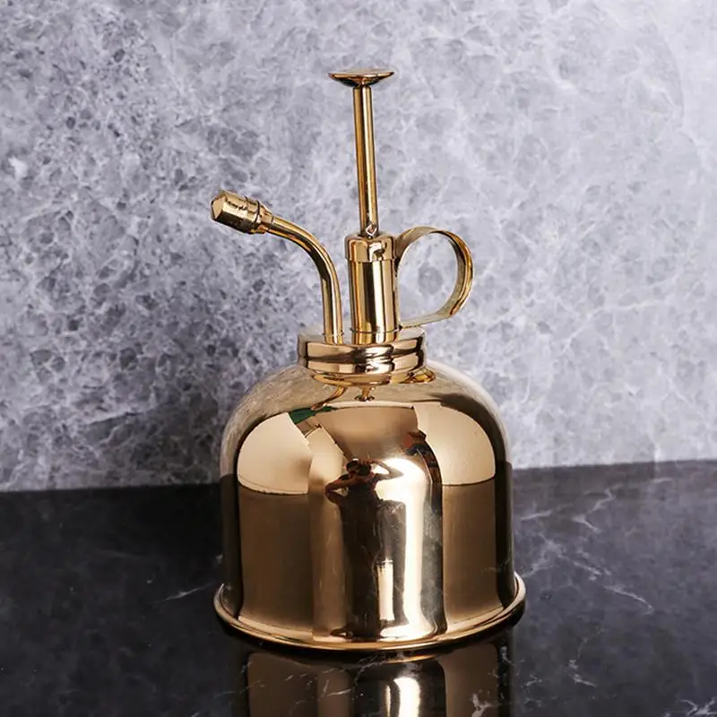 Лейка для полива скандинавские Engels Stijl Винтаж Messing Succulenten Kleine Gouden Tuinieren Spuiten Kan