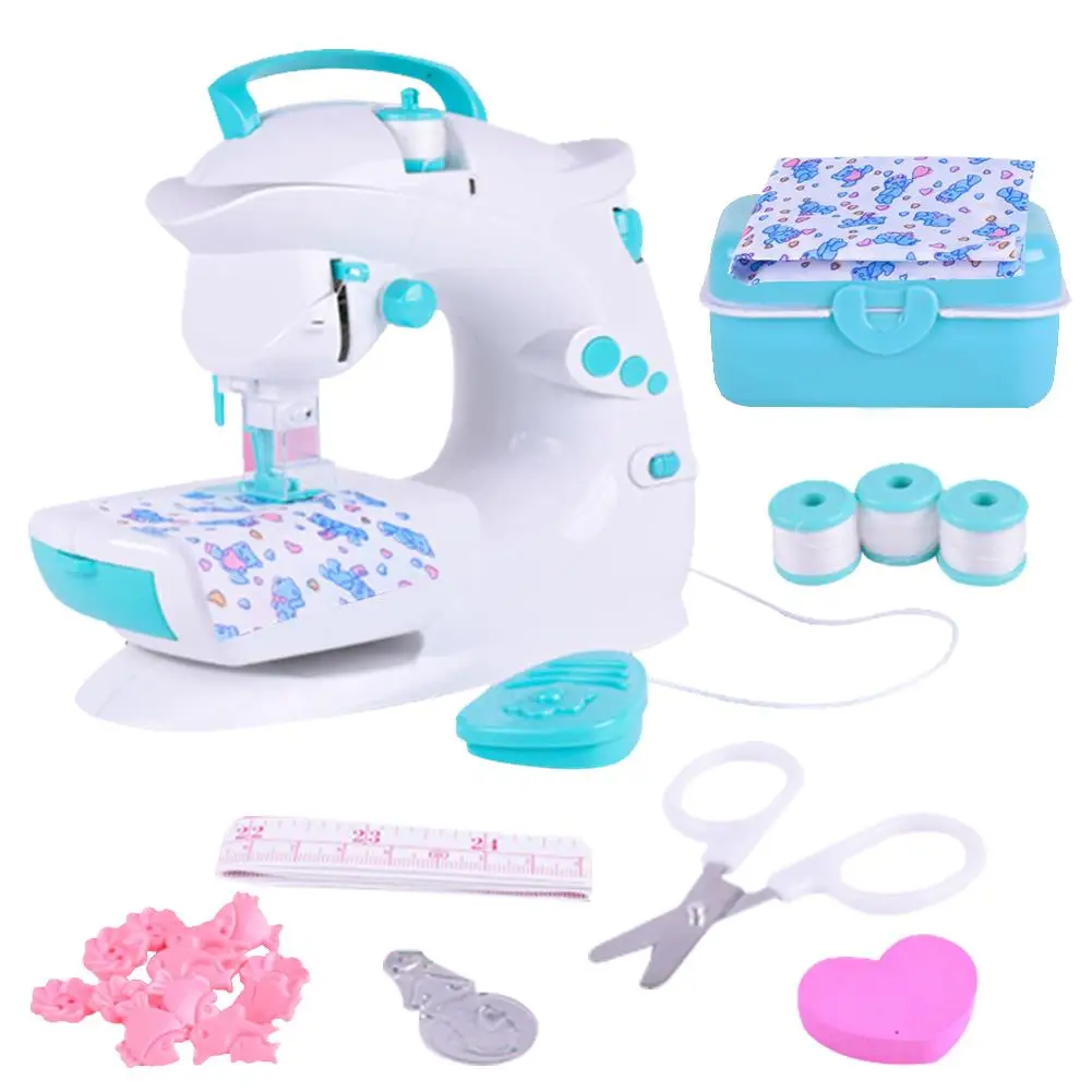 Children's Sewing Machine plastic Toy Simulation Girl Puzzle Small Household Appliance Set Play Game Toy battery Children's Sewing Machine plastic Toy Simulation Girl Puzzle Small Household Appliance Set Play Game Toy battery