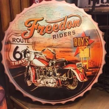 

MOTHER FREEDOM Large Beer Cover Tin Sign Logo Plaque Vintage Metal Painting Wall Sticker Iron Sign Board Decorative Plates