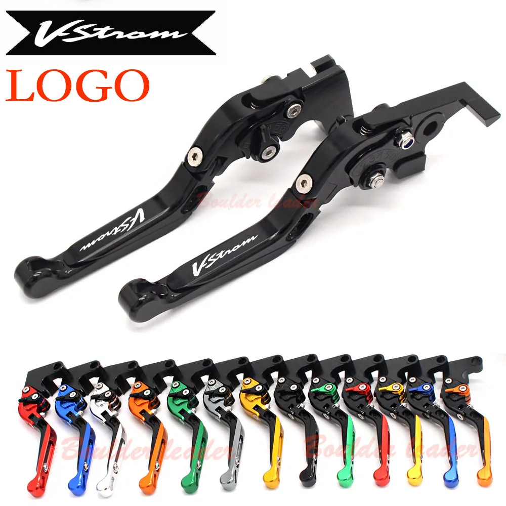 

!With Logo CNC Golden Motorcycle Brake Clutch Levers For Suzuki DL650 V-STROM DL 650 VSTROM 2004-2010 2005 2006 2007 2008 2009
