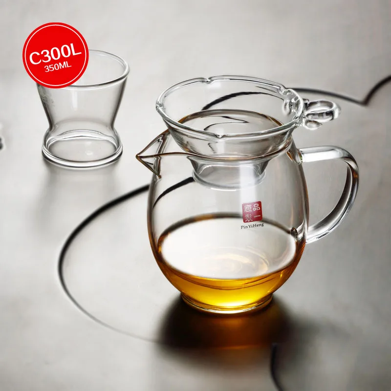Heat Glass Fair Cup Public Cups Tea Sea Kung Fu Tea Filter Heat-resistant Thicker Glass ChaHai Divided Tea Accessories Judge Cup