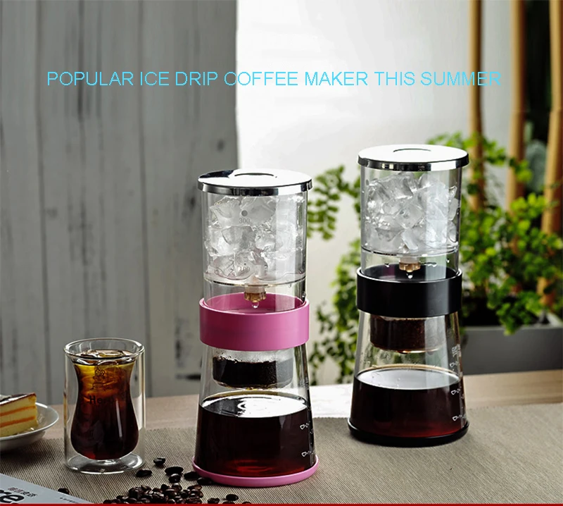 400 мл холодной варить Кофе Maker Machine многоразовый Фильтр Инструменты дома холодно создание Кофе Maker Стекло Кофе чашки