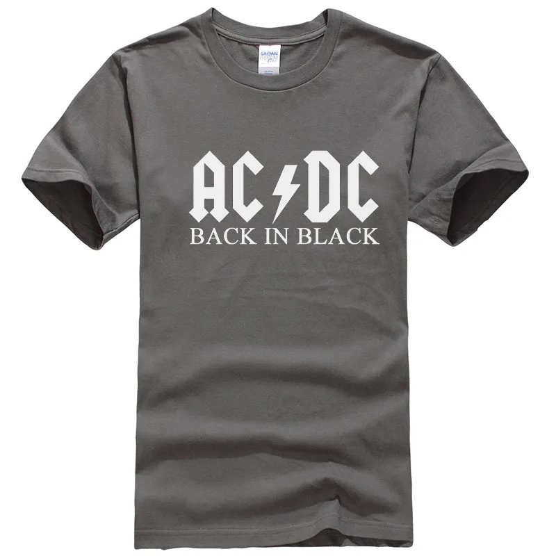 

Summer Cotton Short Sleeve Tees AC DC Brand Men T-shirt Metal Rock Band AC/DC Printed T Shirt Male Hip Hop XS-2XL T133