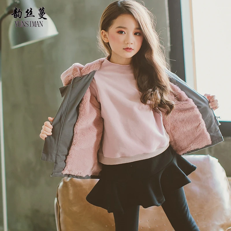 

2018 Children Winter Clothes Down Coat Size 4 6 8 10 to 12 Years Long Sleeve Zipper Hooded Coat Thicken Warm Kids Clothing 30O1A