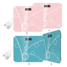 Digital LCD Screen Weight Scale Tempered Glass Scale Surface Temperature Display Weight arrange of 180kg