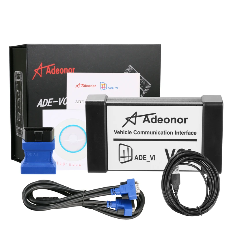 

ADEONOR ADE VCI J2534 OBD2 Auto Diagnostic Tool For Vehicles Diagnosis and Maintenance With Multi-languages in stock diagnostic