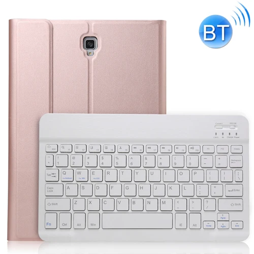 Rose Gold Ультратонкий Съемная bluetooth-клавиатура кожаный чехол для Samsung Galaxy Tab A 10,5 T590/T595 с держателем - Цвет: Rose Gold