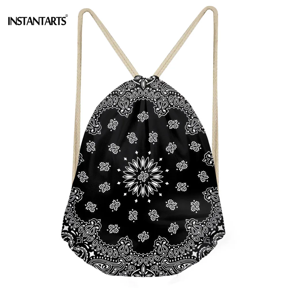 ① INSTANTARTS Western Paisley Спортивная спортивная сумка Mandala Цветочный дизайн Женщины Мужчины Фит ✔