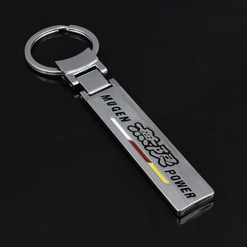 

1pcs 3D Metal Car Logo Keychain Key Chain Keyring Key Ring For Honda Mugen Power Civic City Jazz Accord Crv Fit Car Accessories