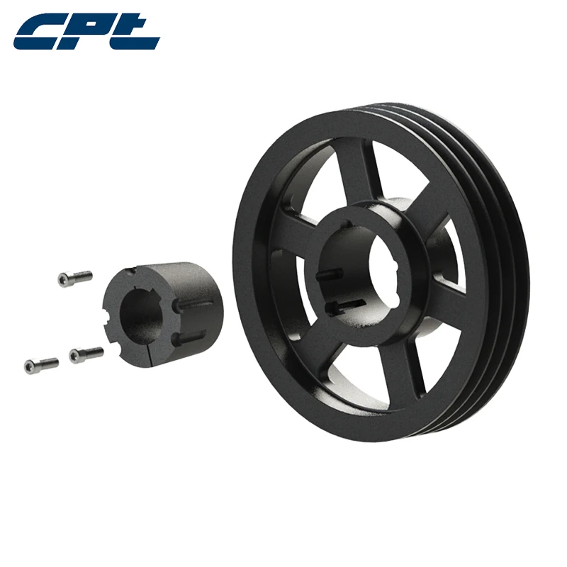 

CPT brand SPA belt section taper lock v belt pulley, 355.5mm outside diameter, 3020 taper bush, spoke type, 20-80mm shaft diame