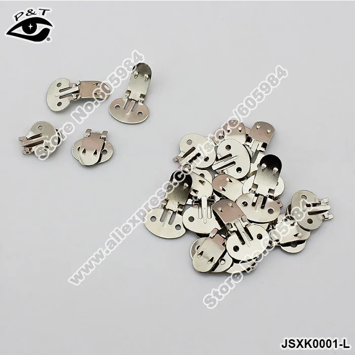 

500pcs/lot Free Shipping 30x20MM Manganese Plate Shoe Clips Decorative Shoe Metal Buckles DIY Shoes Decoration Accessories