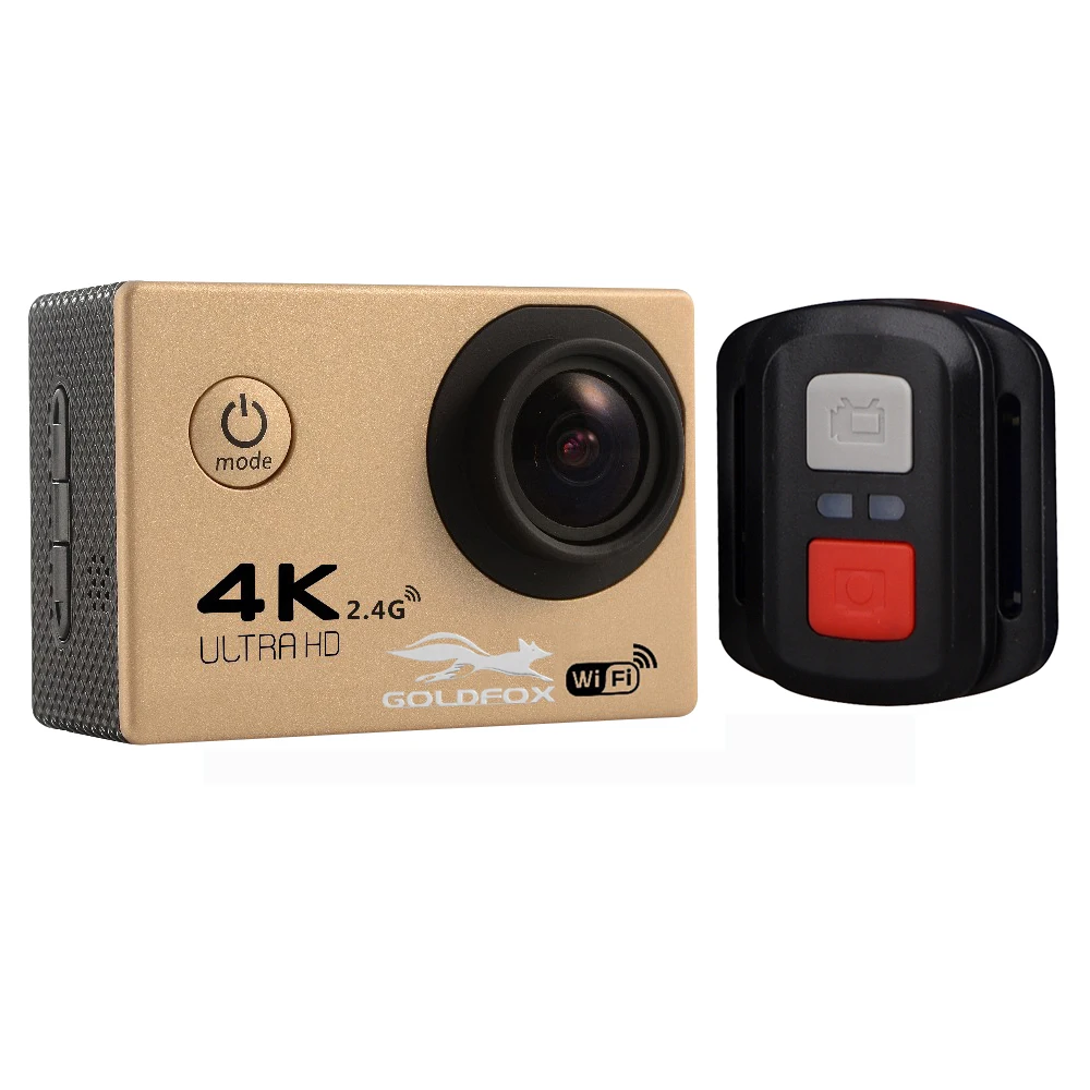 GOLDFOX H9 стильная Экшн-камера 16MP Wifi HD 4K камера Go Водонепроницаемая профессиональная камера Спортивная DV видеокамера велосипедный шлем автомобильная видеокамера