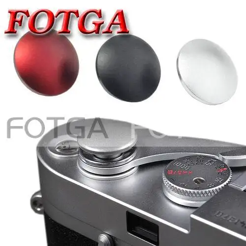 10MM Diameter Metal Shutter Release Button For Leica M Rangefinder Cameras M3 M6 MP M8 M9 M9P Nikon Canon Hasselblad Olympus Minolta Rolleiflex FUJI X100 X10 XPR01 XE1 SLR Cameras with Screw hole Silver Convex