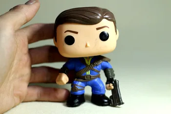 

Imperfect Funko POP Official Secondhand Games: Fallout - Lone Wanderer Male Vinyl Action Figure Collectible Model Toy No Box