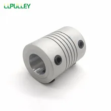 LUPULLEY D15L20 CNC сцепление двигателя вала гибкая муфта сцепления диаметр 3/4/5/6/6,35 мм Алюминий цинкового сплава для 3D принтер
