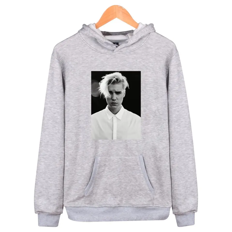 Justin Bieber Hoodies With Cap NewStyle Fashion Men/Women Clothing Hooded Sweatshirt Unisex Kpop Hoodies Plus Size Justin Bieber