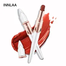 INNLAA брендовая Увлажняющая губная помада, красный Увлажняющий блеск для губ, высококачественный бальзам для губ, ярко-красная помада