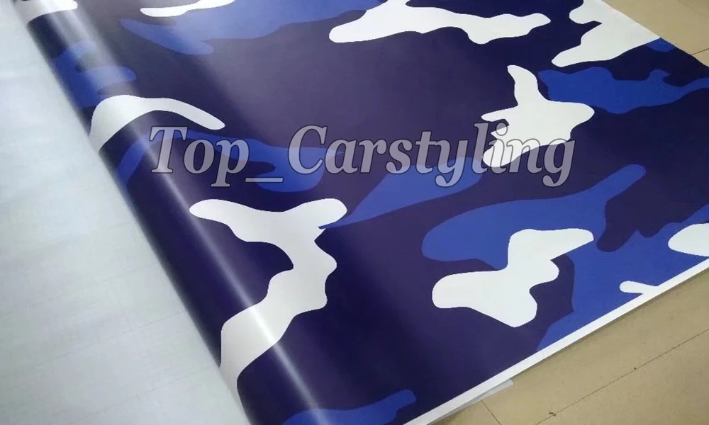 Prot Обёрточная бумага S сине-белые камуфляж кузова Обёрточная бумага фильм Camo наклейки ПВХ Стикеры с пузырьков